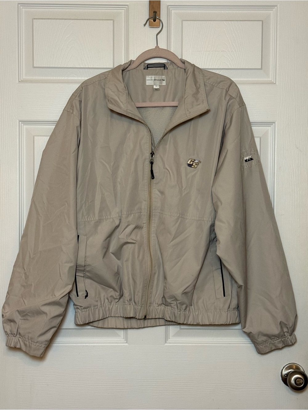 Cutter & Buck Georgia Southern University Tan Full-Zip Lightweight Jacket